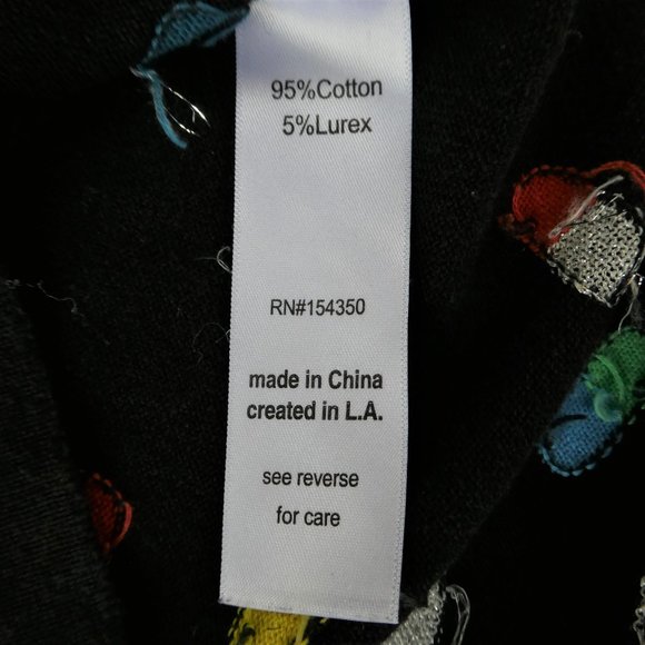 Replica Los Angeles Black Sweater Crew Slim Novelty Chill Pill M - Picture 10 of 12